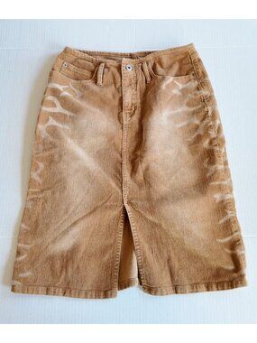 Vintage R4R beige flames skirt size 5